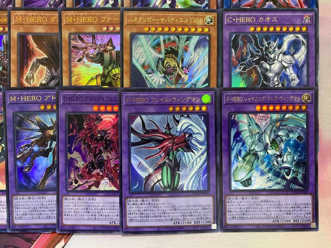 【24時間以内発送】遊戯王　M・HERO　E・HERO　大会構築デッキ