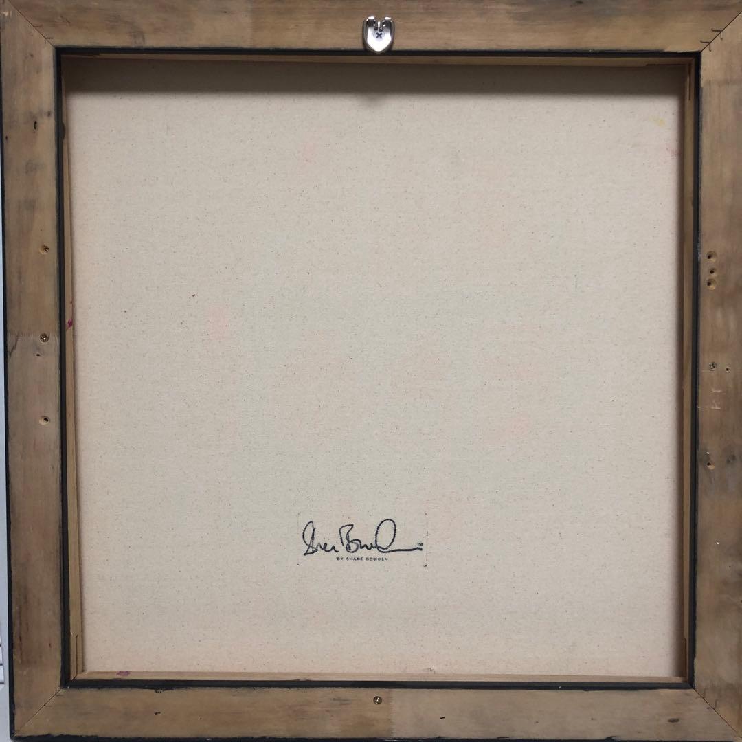 シェーンボーデン Shane Bowden スカル サイン入り 絵画