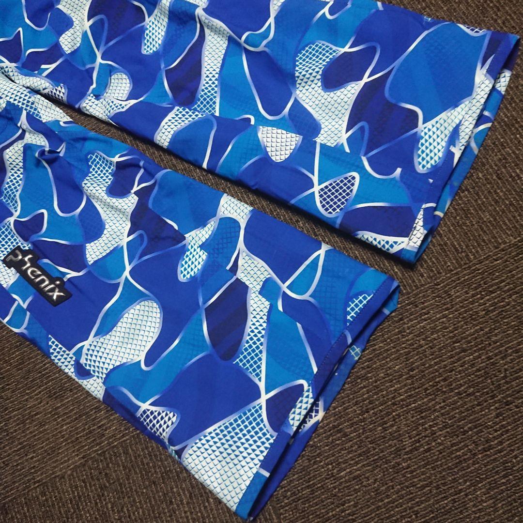 送料無料【Phenix】青白総柄スキーパンツ S ORCA SHELL