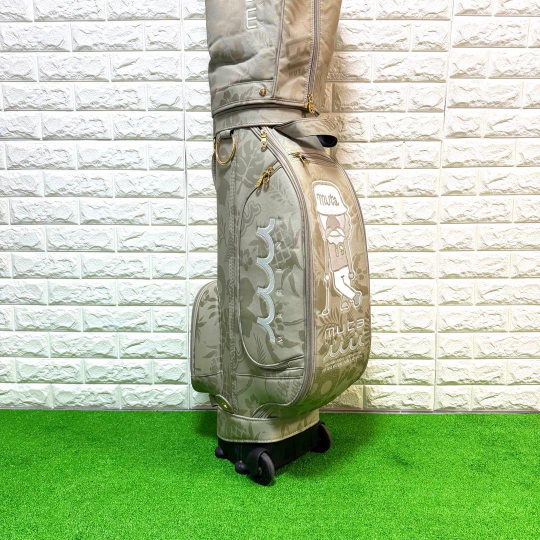 ほぼ未使用品　ムータマリン　muta MARINE 即完モデル　総柄　ベージュ