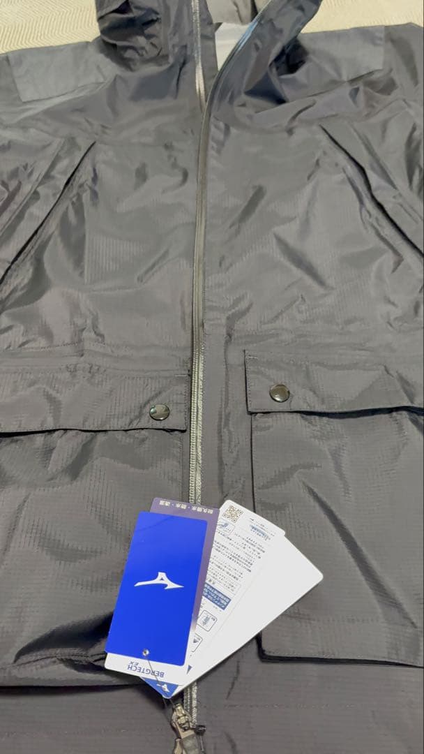 新品未使用‼︎ お買い得品‼︎ MIZUNOブラック レインスーツ(上下セット)