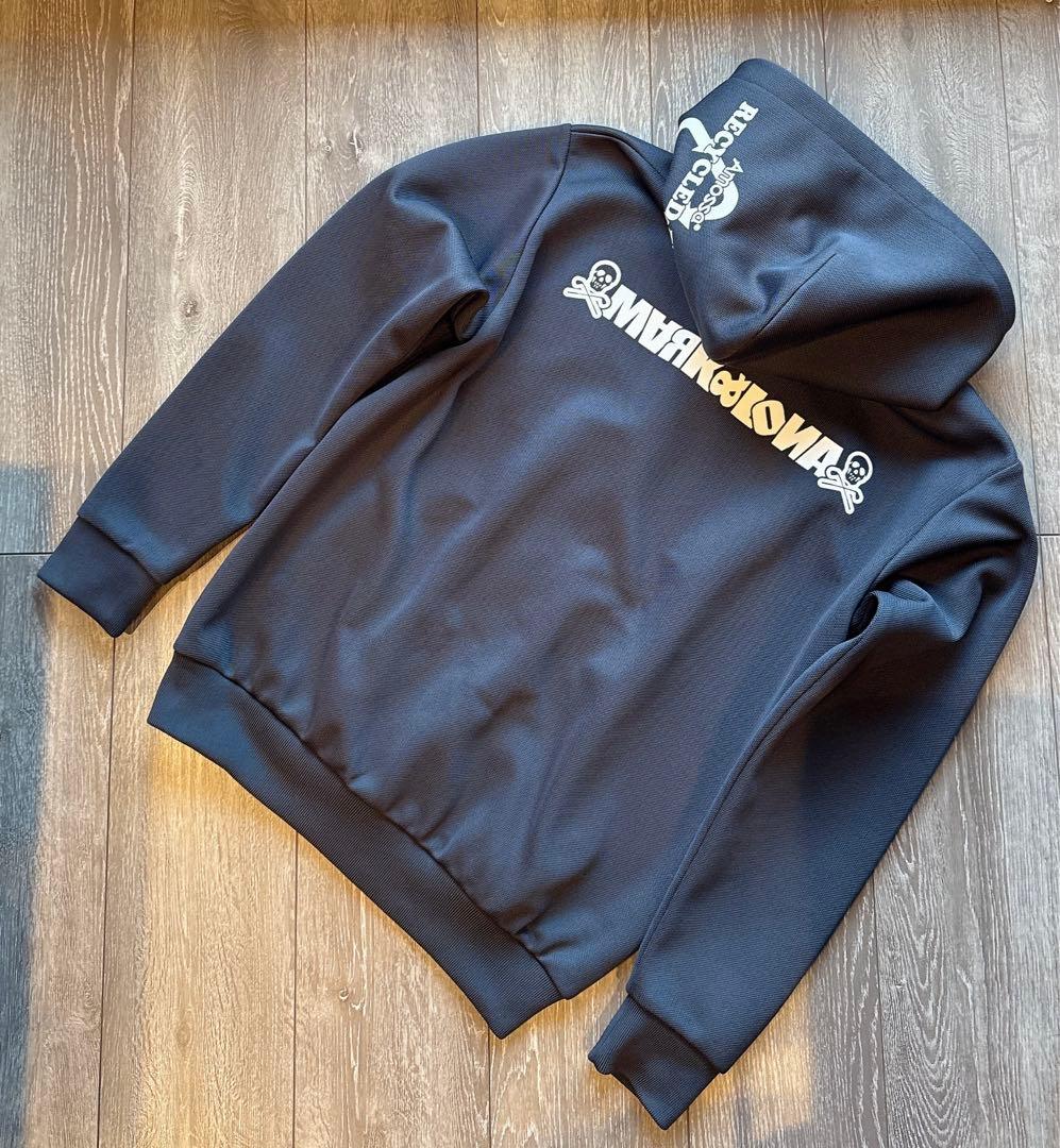【美品】MARK&LONA パーカー グレー ニットフーディ スウェット