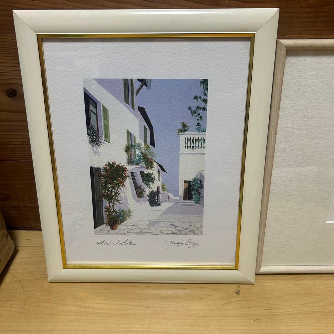 サルボ 風景画 夏色の海辺 絵画セット