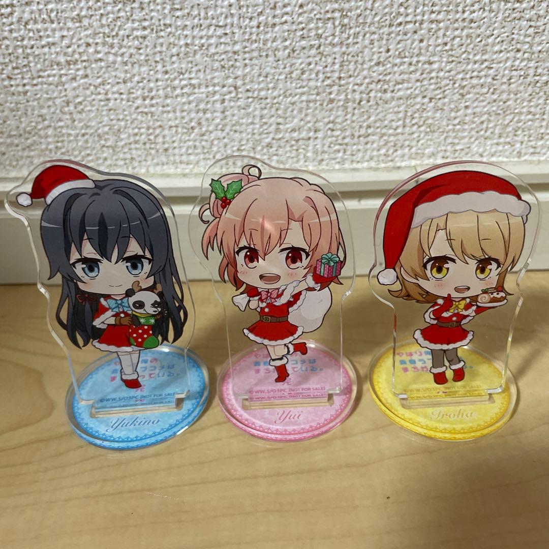 俺ガイル完　全巻購入特典B1布ポスター&アクリルスタンド