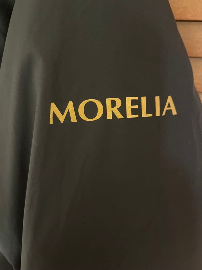 MORELIA フード付きダウンジャケット M ブラック