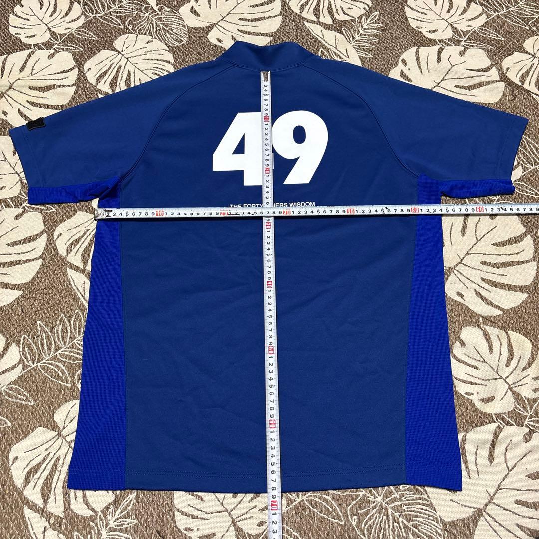 【TFW49】サイドメッシュ モックネック Tシャツ　メンズXL