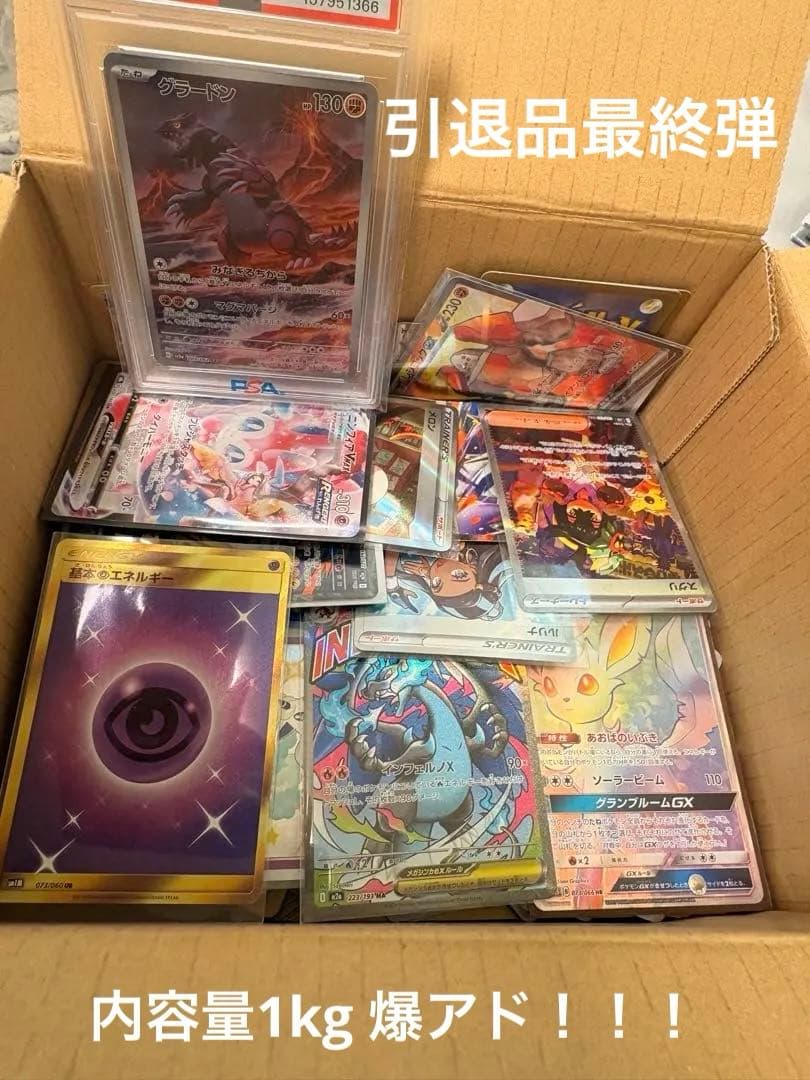 ポケカ 引退品 早い者勝ち 内容量1kg
