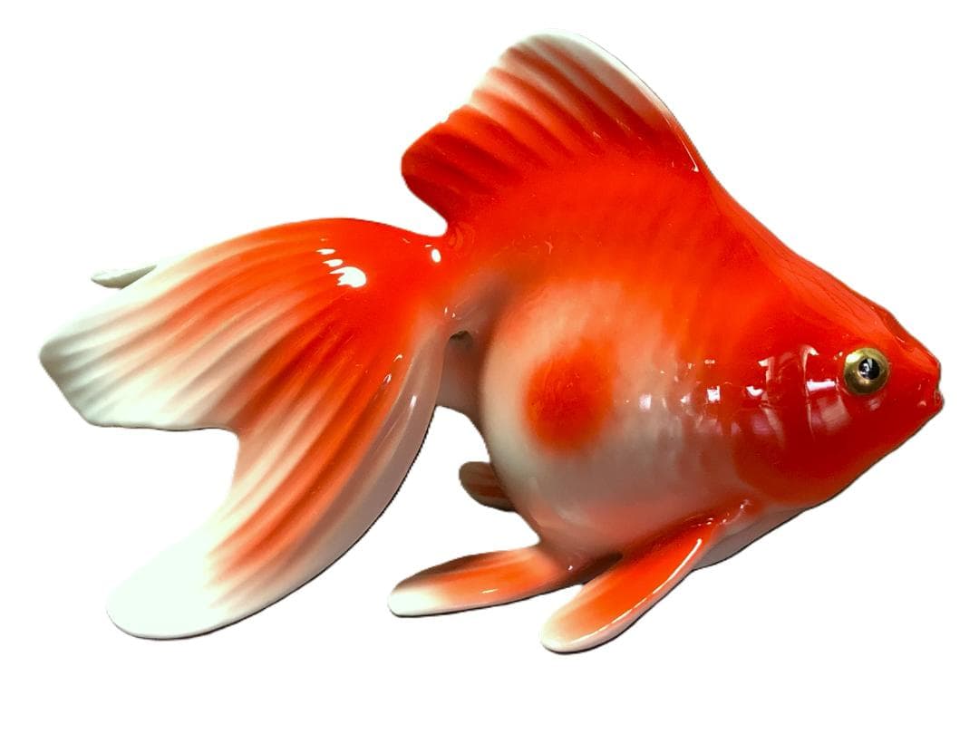 【 BONE CHINA 金魚 】　無疵完品 Noritake/ノリタケ
