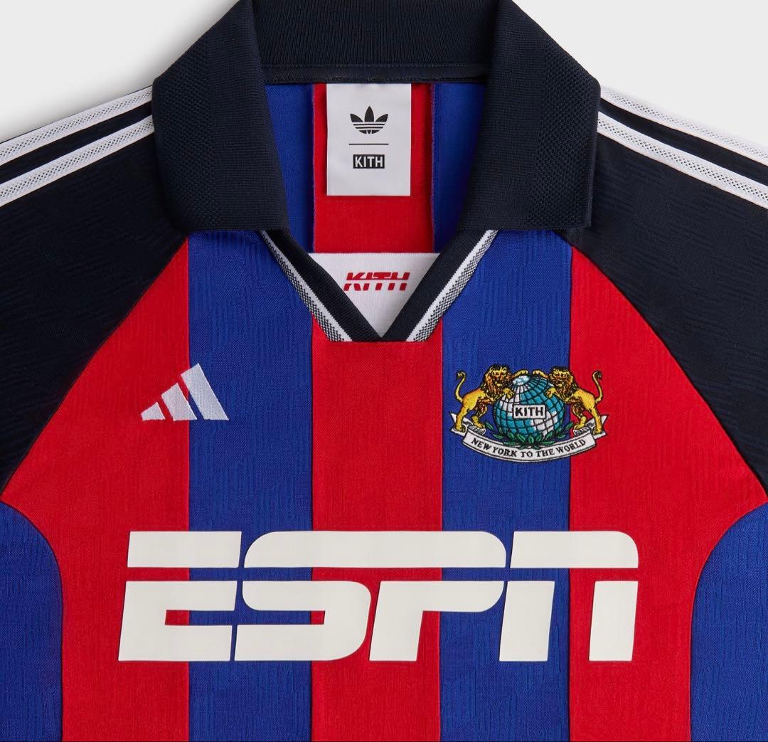 kith サッカーシャツ 新品タグ付 ESPN XL