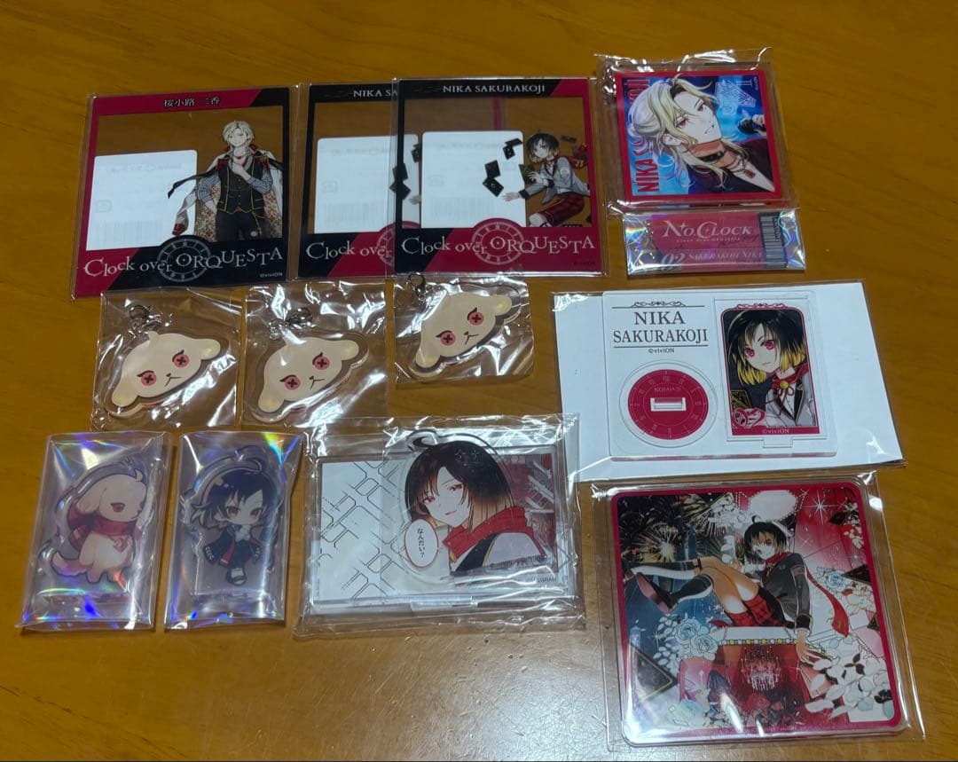 Clock over ORQUESTA 二香 アクリルグッズ まとめ