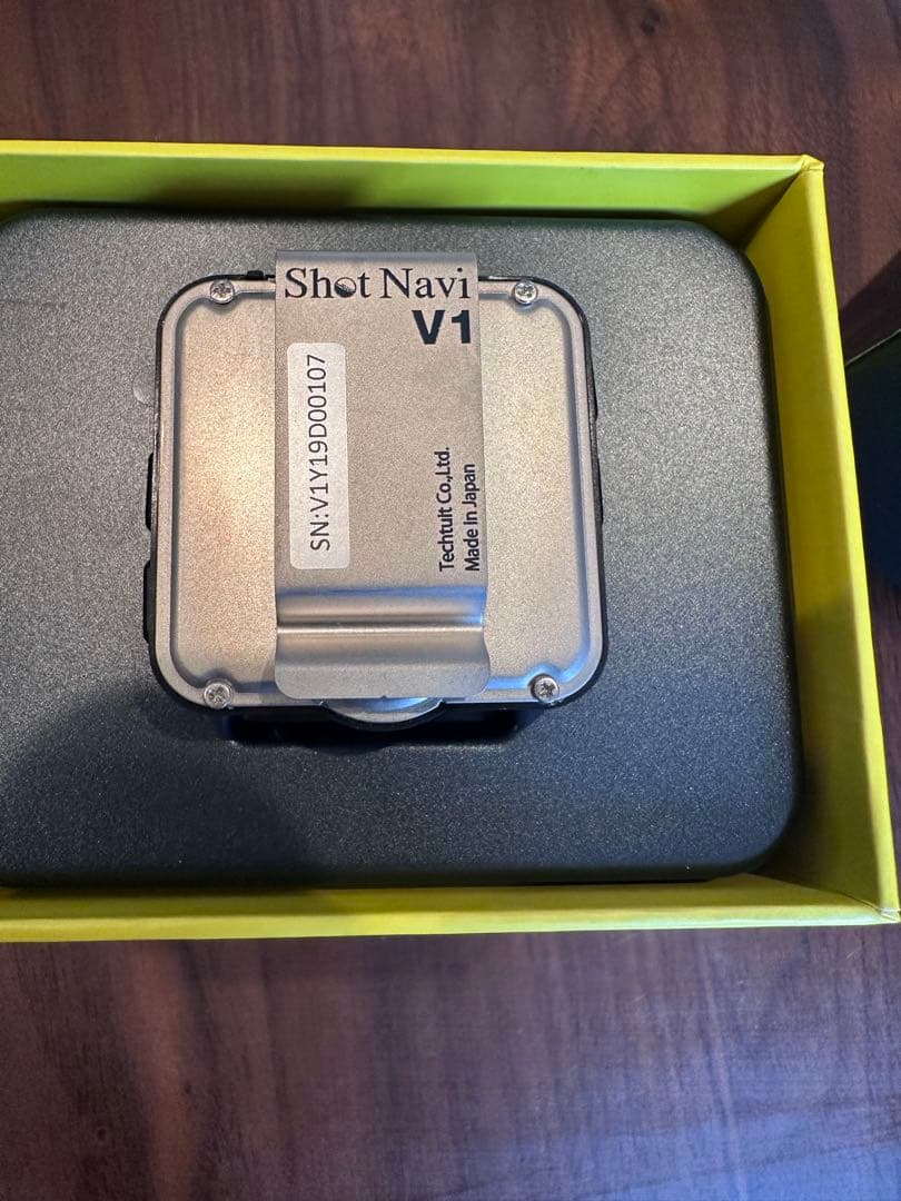 【美品】Shot Navi V1 GPSナビ yellow