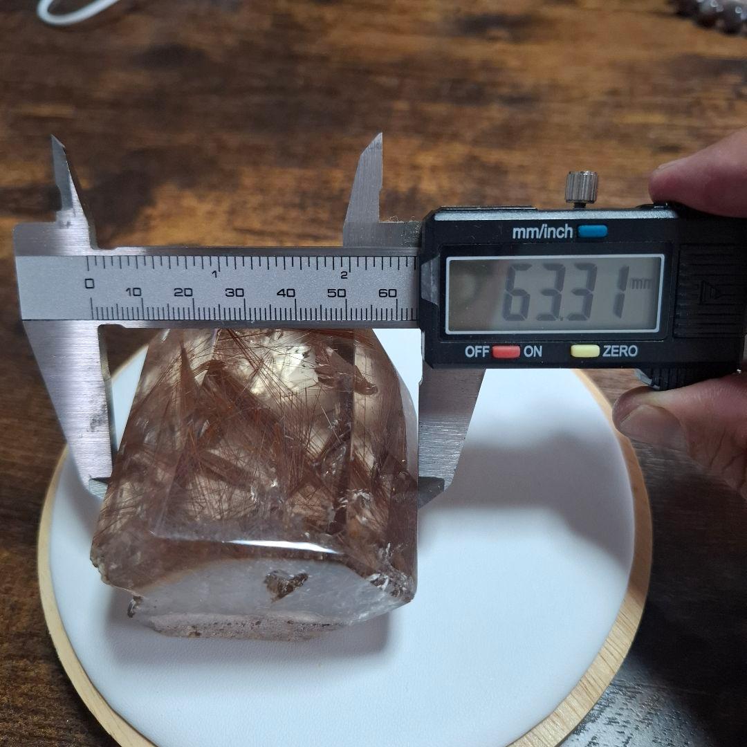 レッドルチルクォーツ ポイント