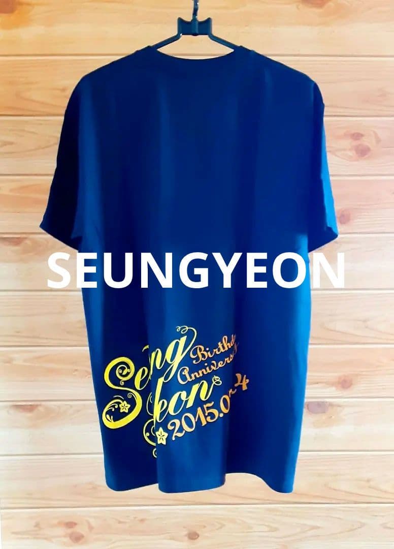 KARA　スンヨン　Tシャツ　紺色　メンズXL　ネイビー　公式グッズ