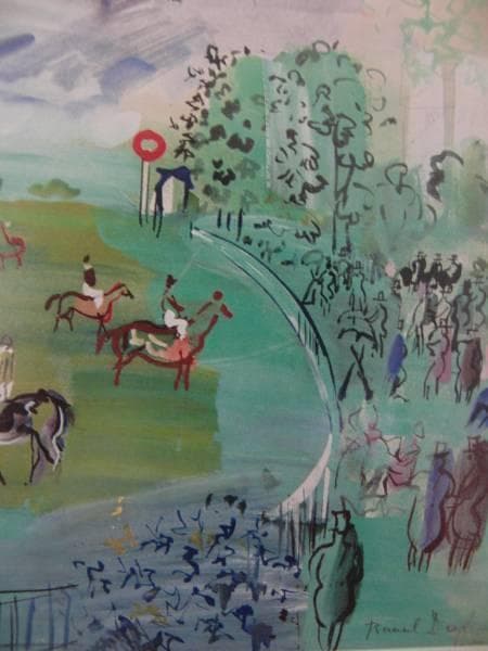 ラウル・デュフィ　LE CHAMP DE COURSES A ASCOT