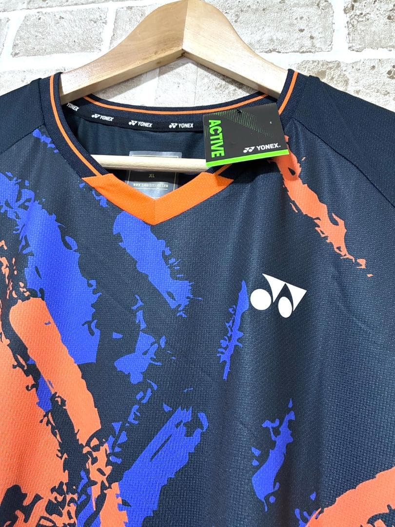 【早い者勝ち✨】新品 ヨネックス メンズ ノースリーブ ゲームシャツ XL 総柄
