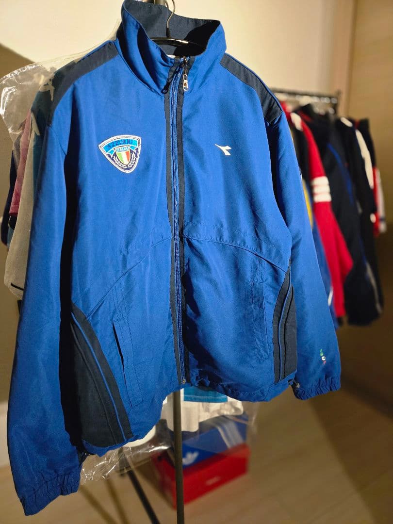 【希少】00s 03/05 イタリア代表 トラックジャケット DIADORA