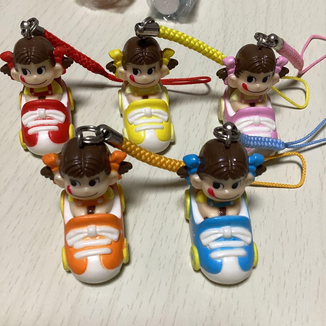 不二家　ペコちゃん その他　フィギュア　ストラップセット　23体　まとめ売り