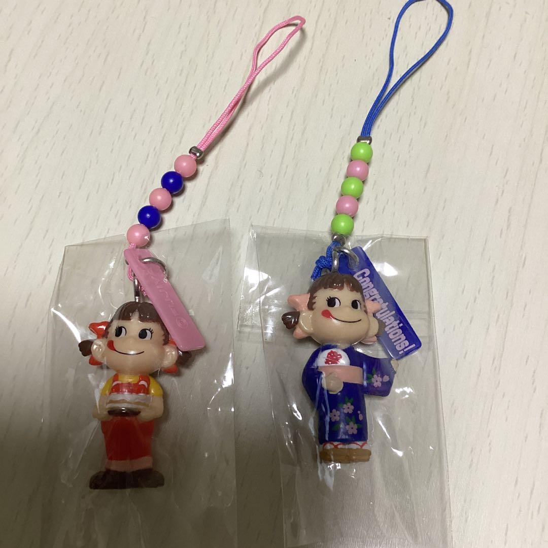 不二家　ペコちゃん その他　フィギュア　ストラップセット　23体　まとめ売り