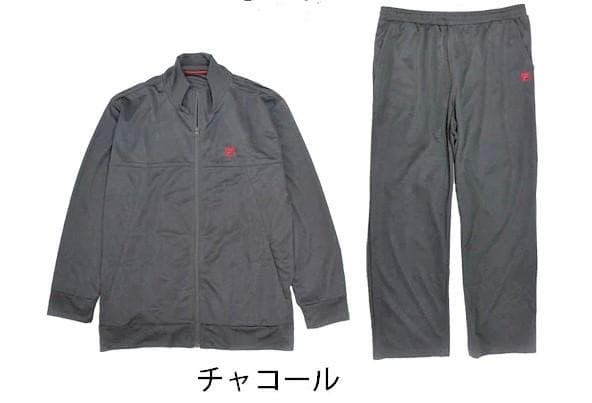 フィラ　ブリスター上下セット　チャコールグレー　５L　サイズです