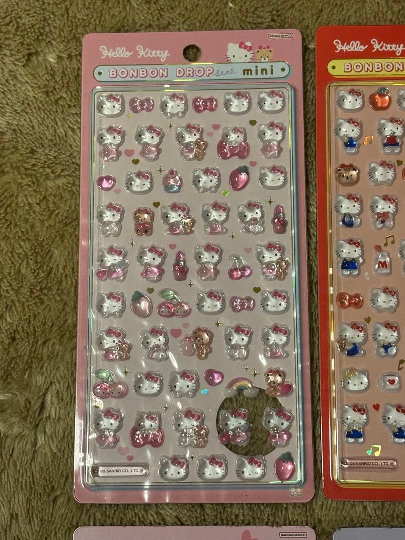 サンリオ　正規品　ボンボンドロップミニシール 6枚セット