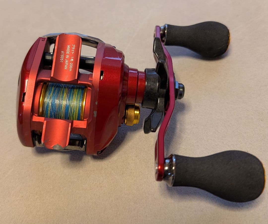 ■中古美品 ダイワ エアド レッドチューン 100SH-L 超軽量145g