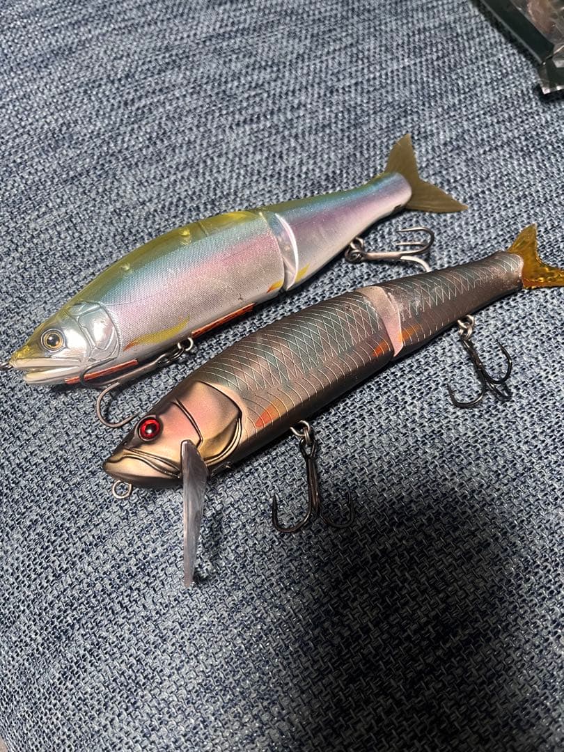 バス釣り引退セット　ジョインテッドクロー　ハスフラット　バス釣りセット