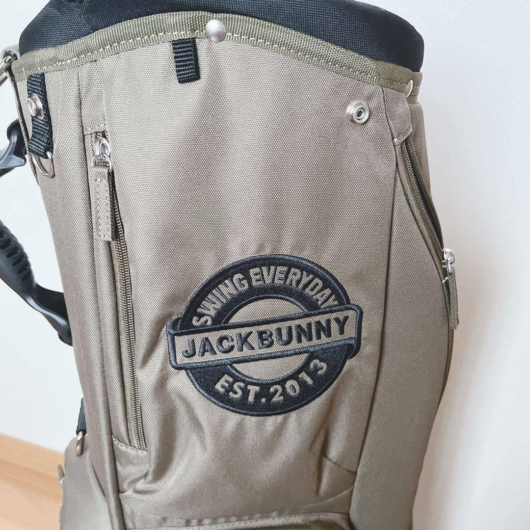 K304 JACK BUNNEY キャディバッグ カーキー色 フード ベルト無し