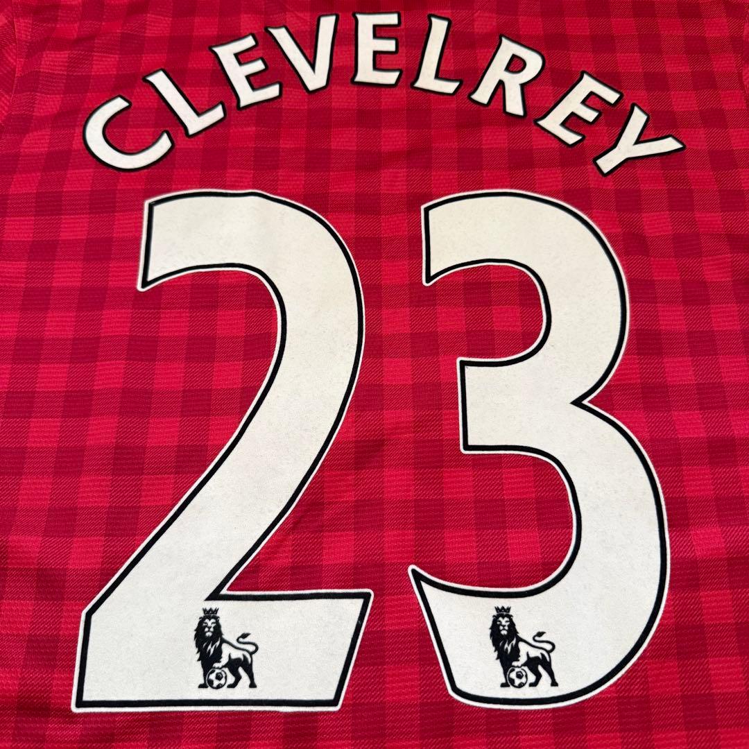 正規品 マンチェスターユナイテッド 12/13 CLEVERLEY ユニフォーム