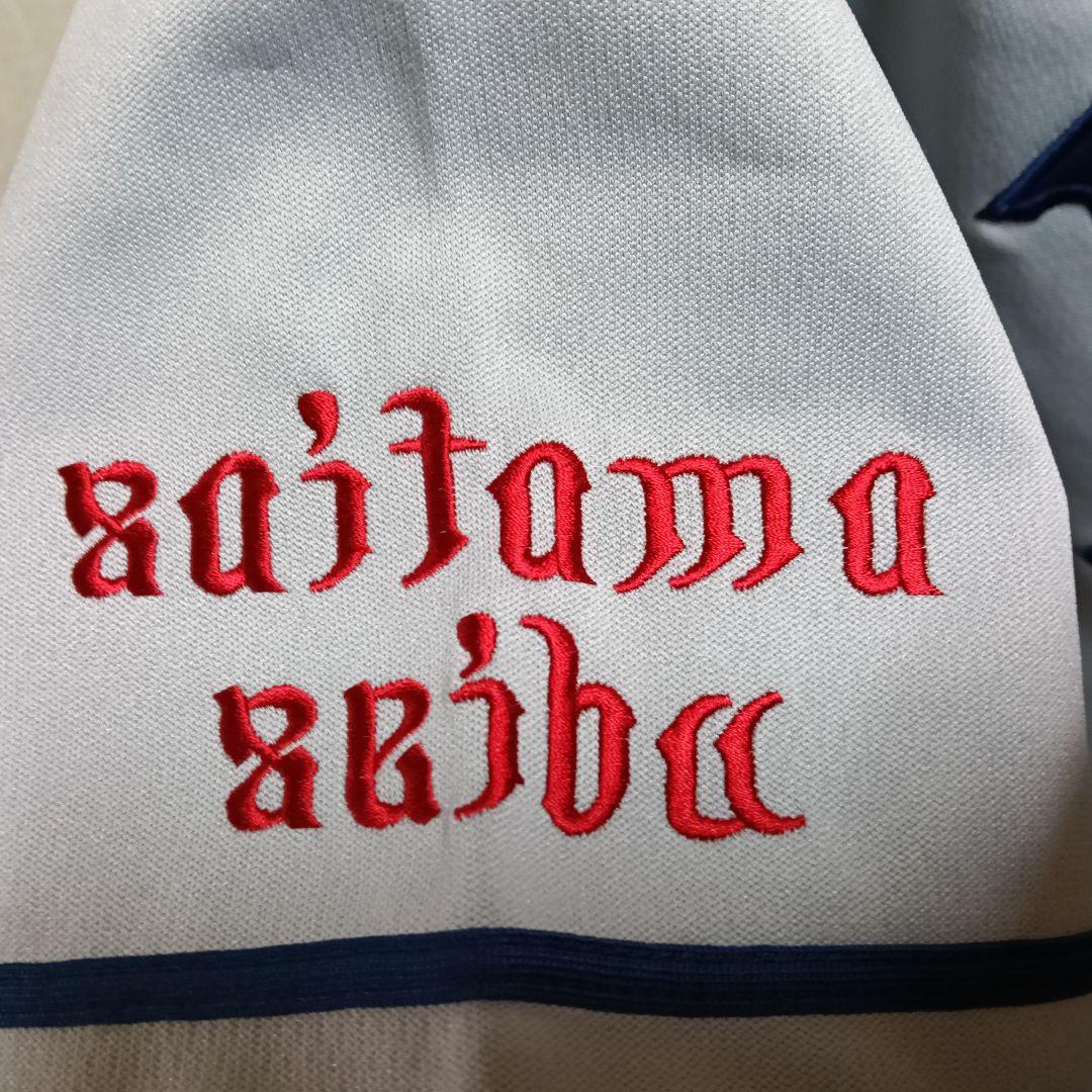 ナイキ製 西武ライオンズ 栗山巧 脇カットユニフォーム 圧着刺繍 ビジター／M