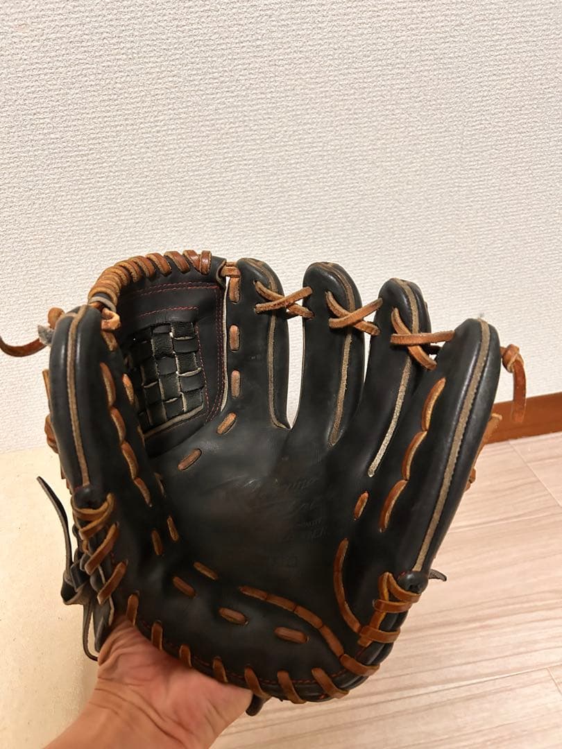 ミズノプロ　硬式野球グローブ 黒