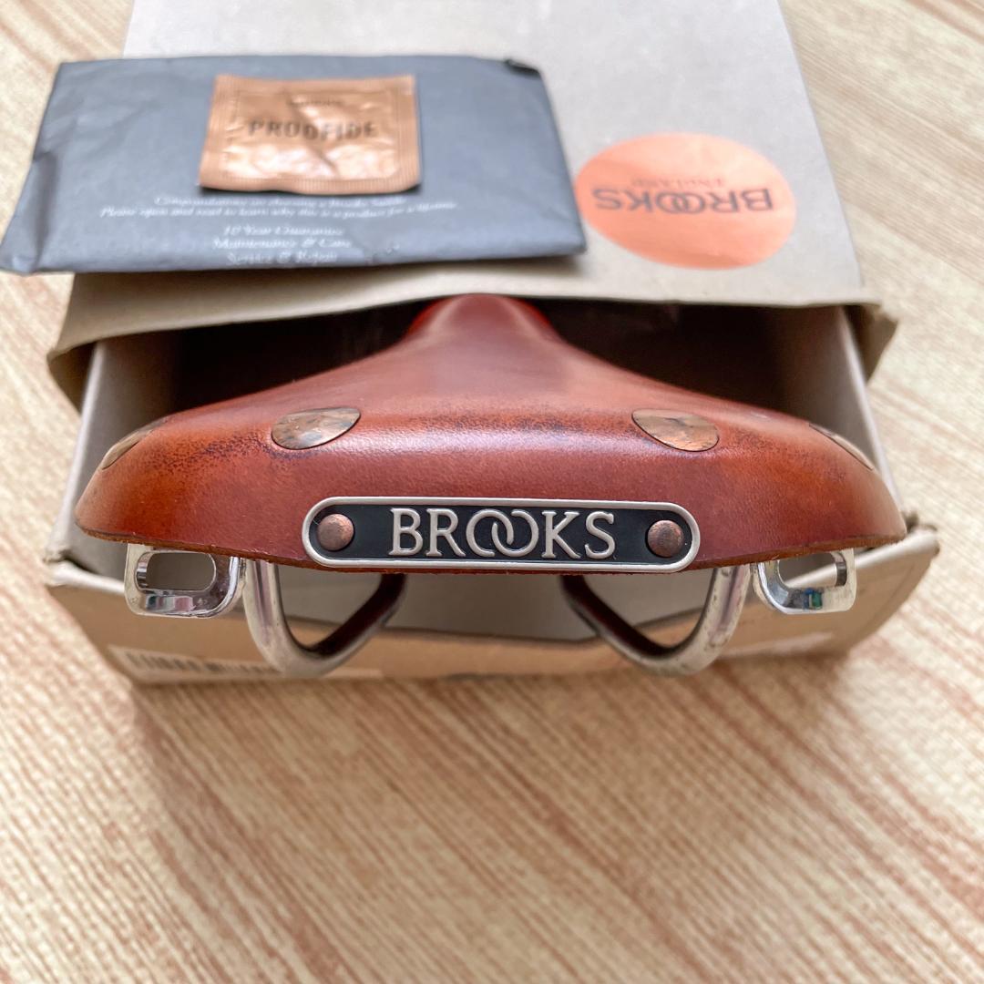 BROOKS swift chrome (honey) ブルックスレザーサドル