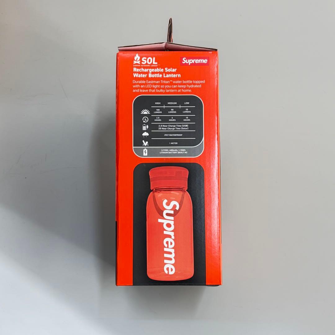 新品Supreme SOL Water Bottle Lantern Red 赤