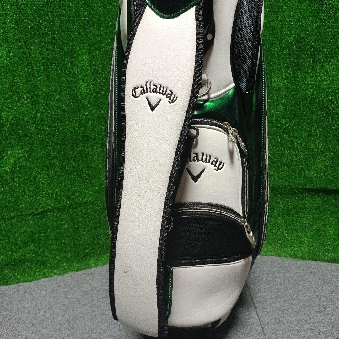 Callaway キャディバッグ ホワイト・グリーン フードなし