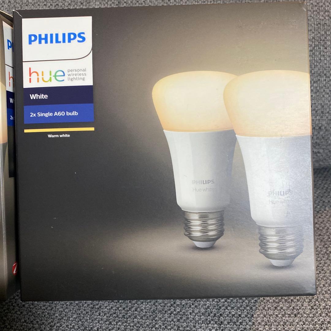 【未開封】PHILIPS hue ホワイト シングルランプA60 2個×２箱