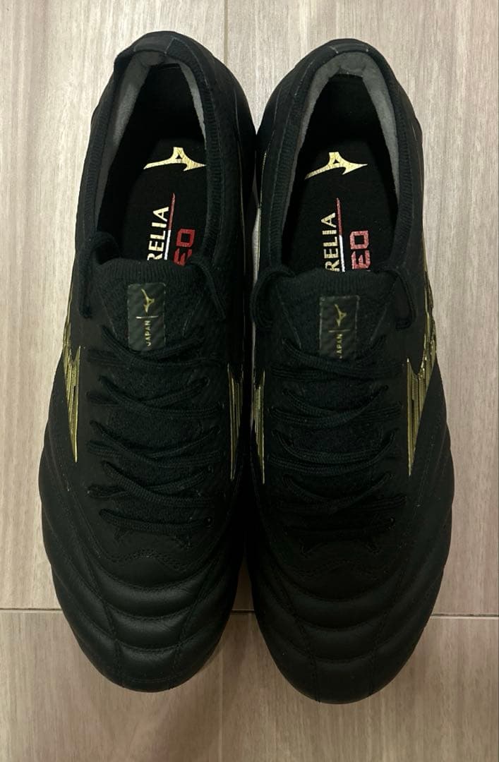 【ほぼ新品】MIZUNO MORELIA NEOⅣ β JAPAN ミズノ 黒金