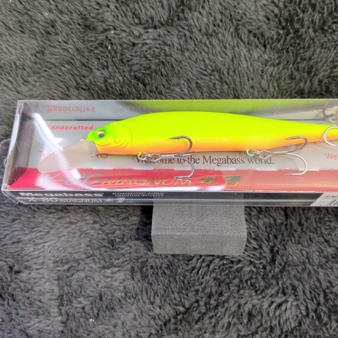 ABO)メガバス X-80マグナム+1 ドチャートOB 2ケ