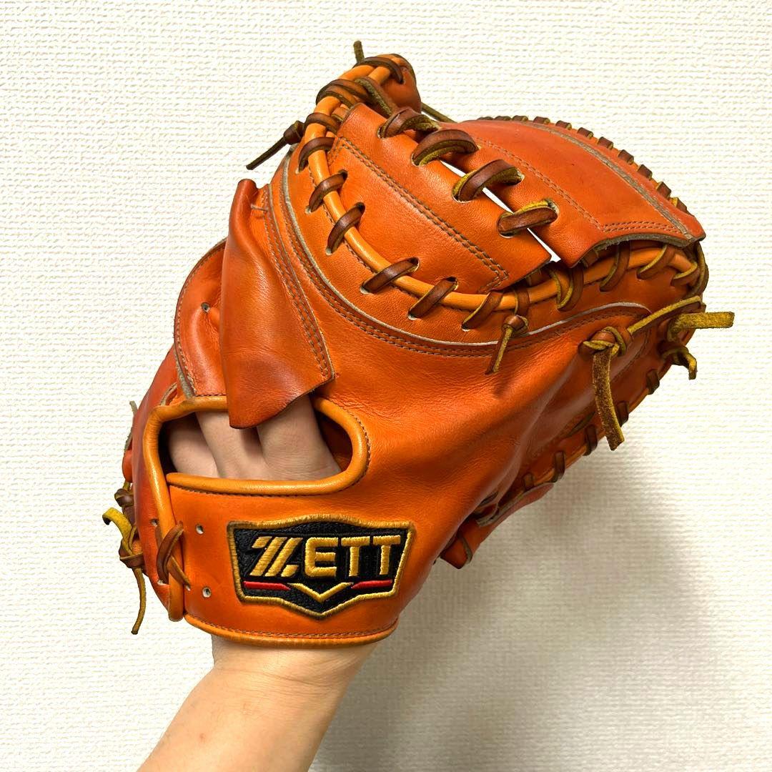 612 ZETT プロステイタス 美品 即戦力 硬式 キャッチャーミット