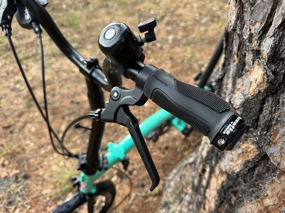 ブロンプトンオマージュ　LITEPRO折りたたみ自転車