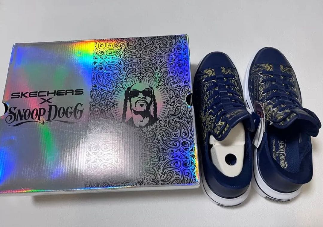 SKECHERS Snoop Dogg コラボシューズ ネイビー
