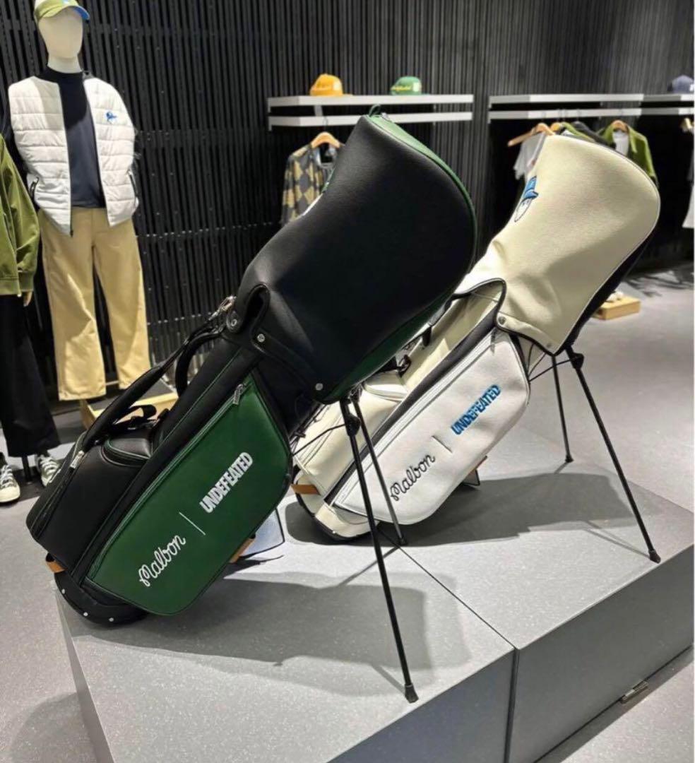Malbon golf マルボン ゴルフキャディバッグ セルフスタンド ホワイト