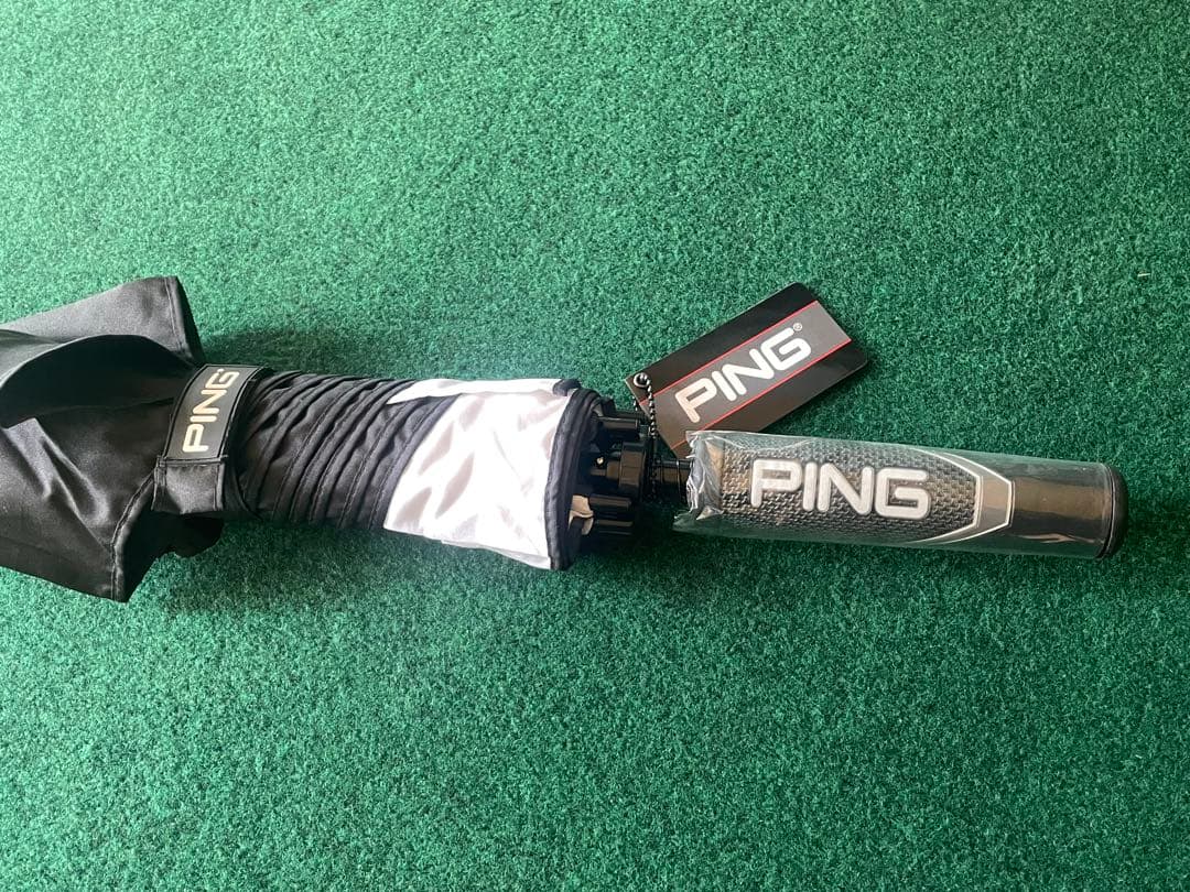 ピンPINGスクエアーアンブレラ　 ゴルフ傘未使用