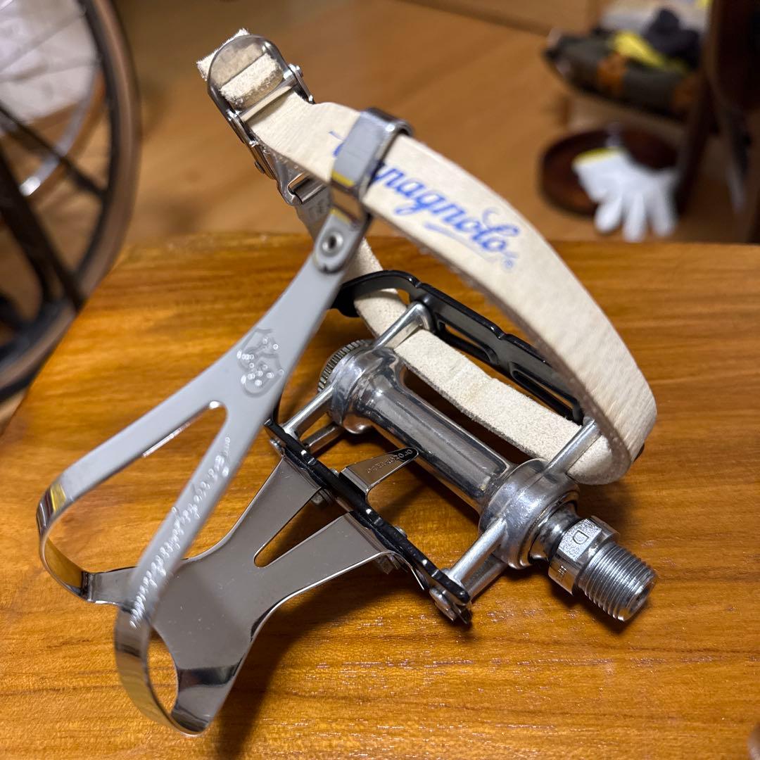 CAMPAGNOLO カンパ　フラットペダル 50thトゥクリップ付き