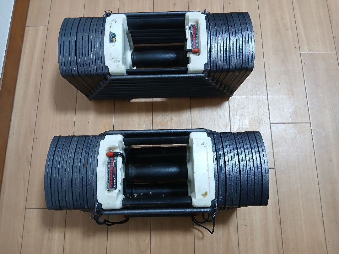 ②POWERBLOCK パワーブロック 可変式ダンベル 41Kg×1個