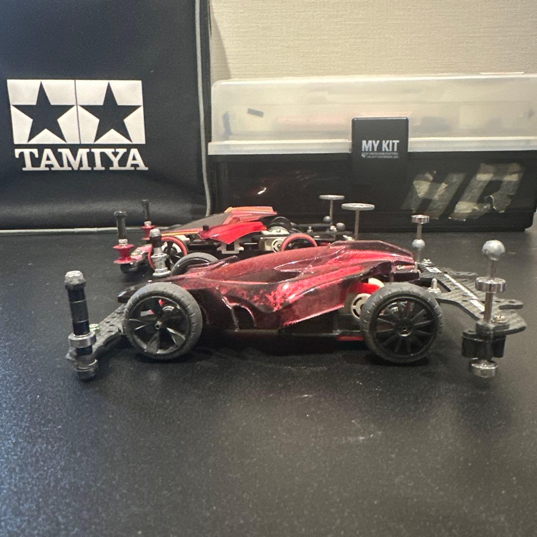 TAMIYA ミニ四駆 2台セット　引退　工具　限定　多数　スピードチェッカー