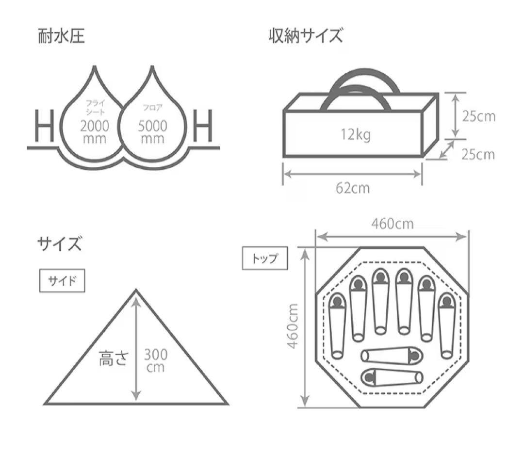 DOD テント ワンポールテントL アウトドア