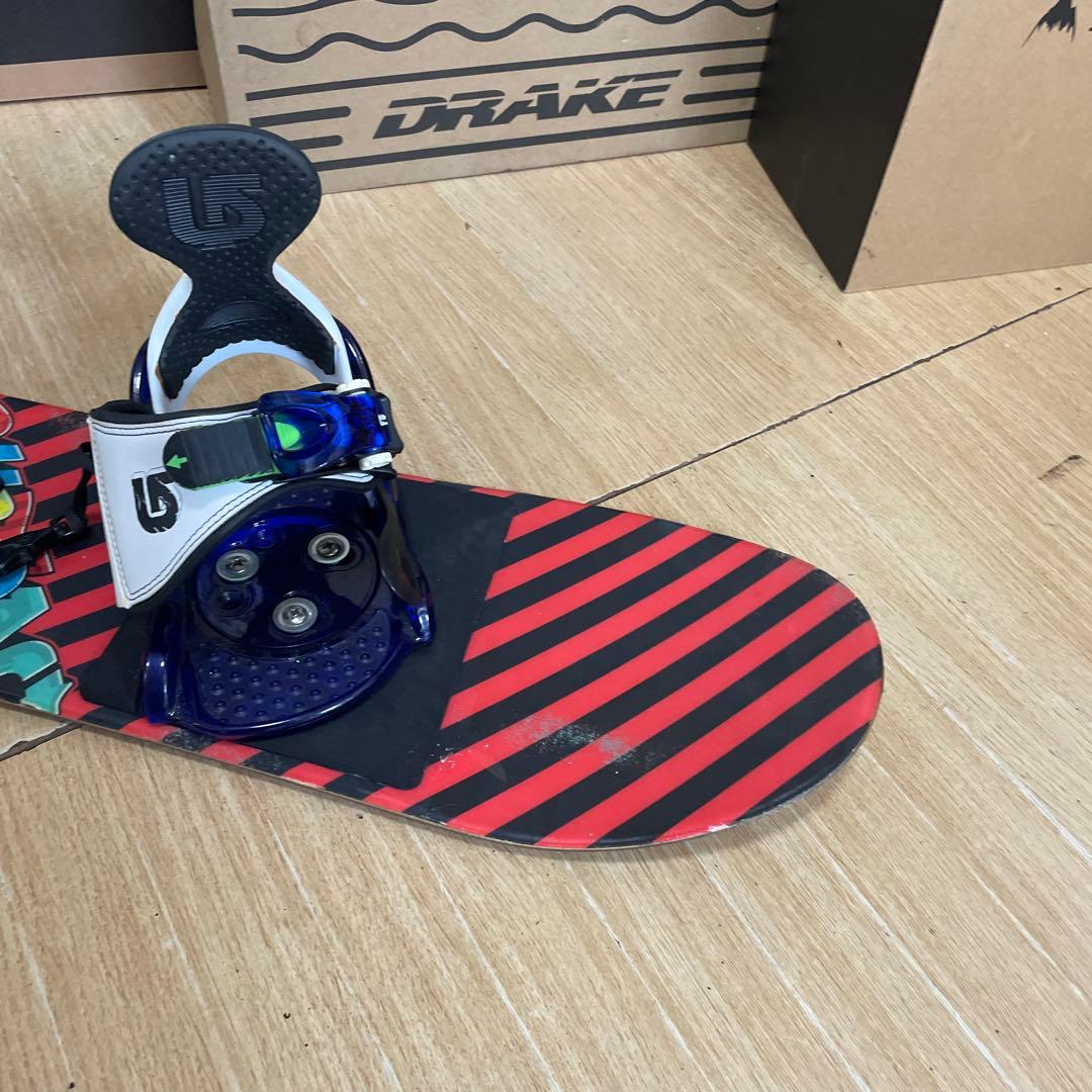 BURTON　キッズスノーボードセット　90cm　バートン　バイン付4点セット