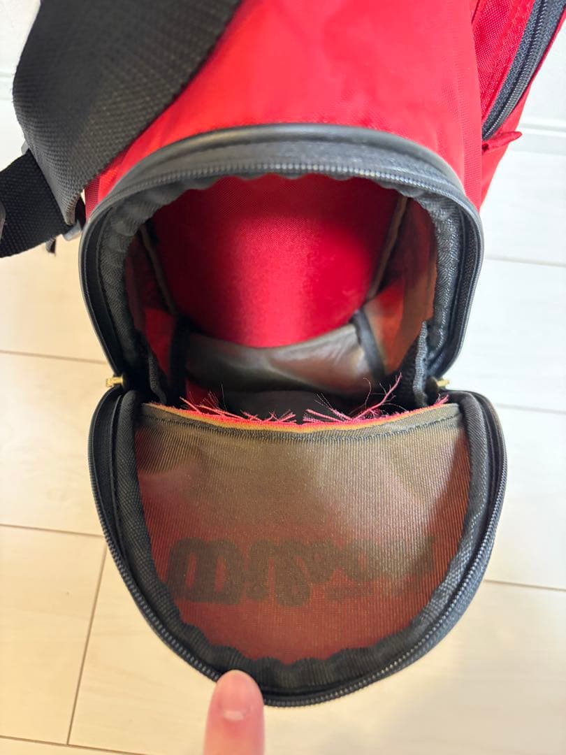 Wilson キャディバッグ 赤
