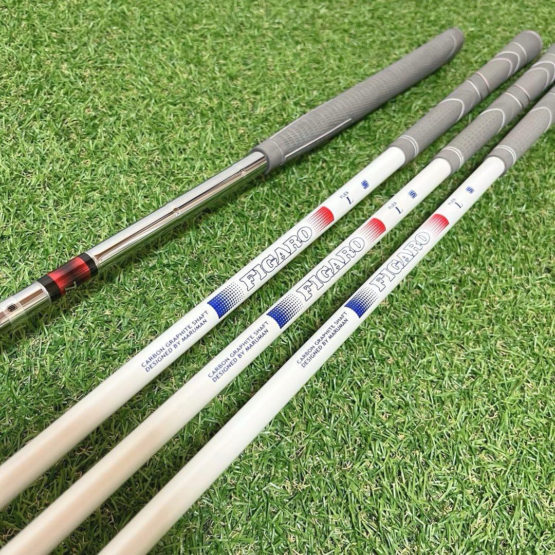 超可愛いピンク美品 初心者に優しい FIGAROレディースゴルフクラブ8本セット