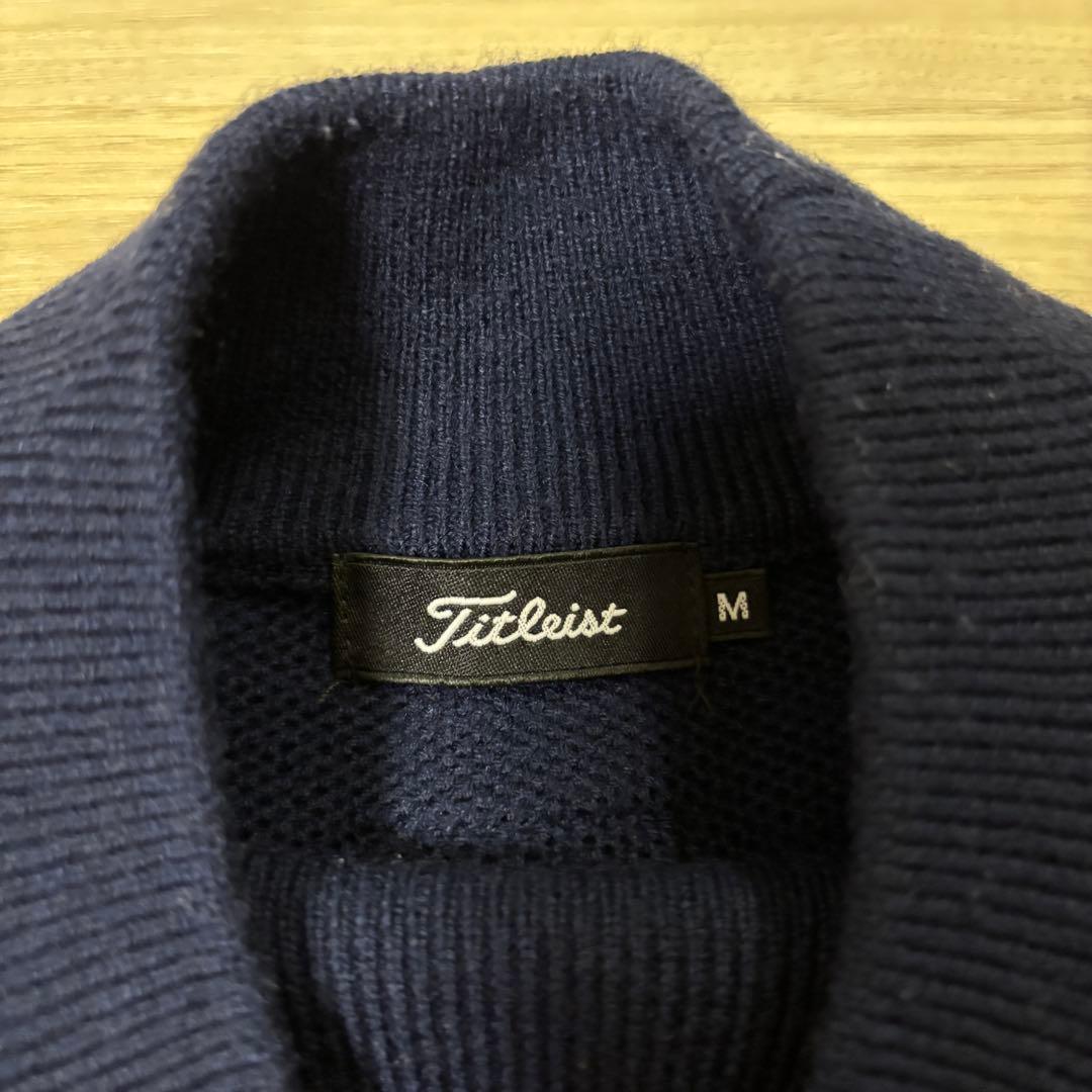 Titleist（タイトリスト）長袖ハイネックニットセーターM メンズ