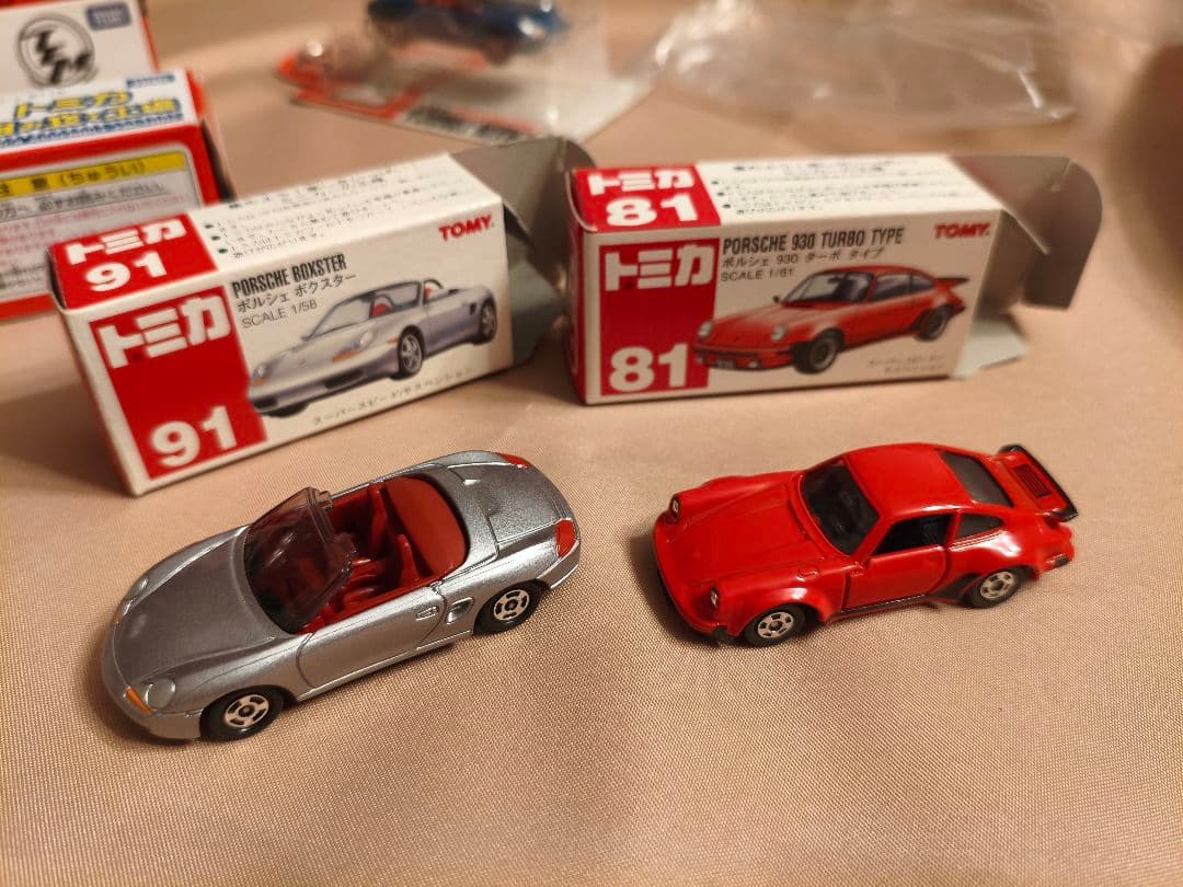 トミカ ポルシェ 356 911 930ターボ ボクスター 7台セット